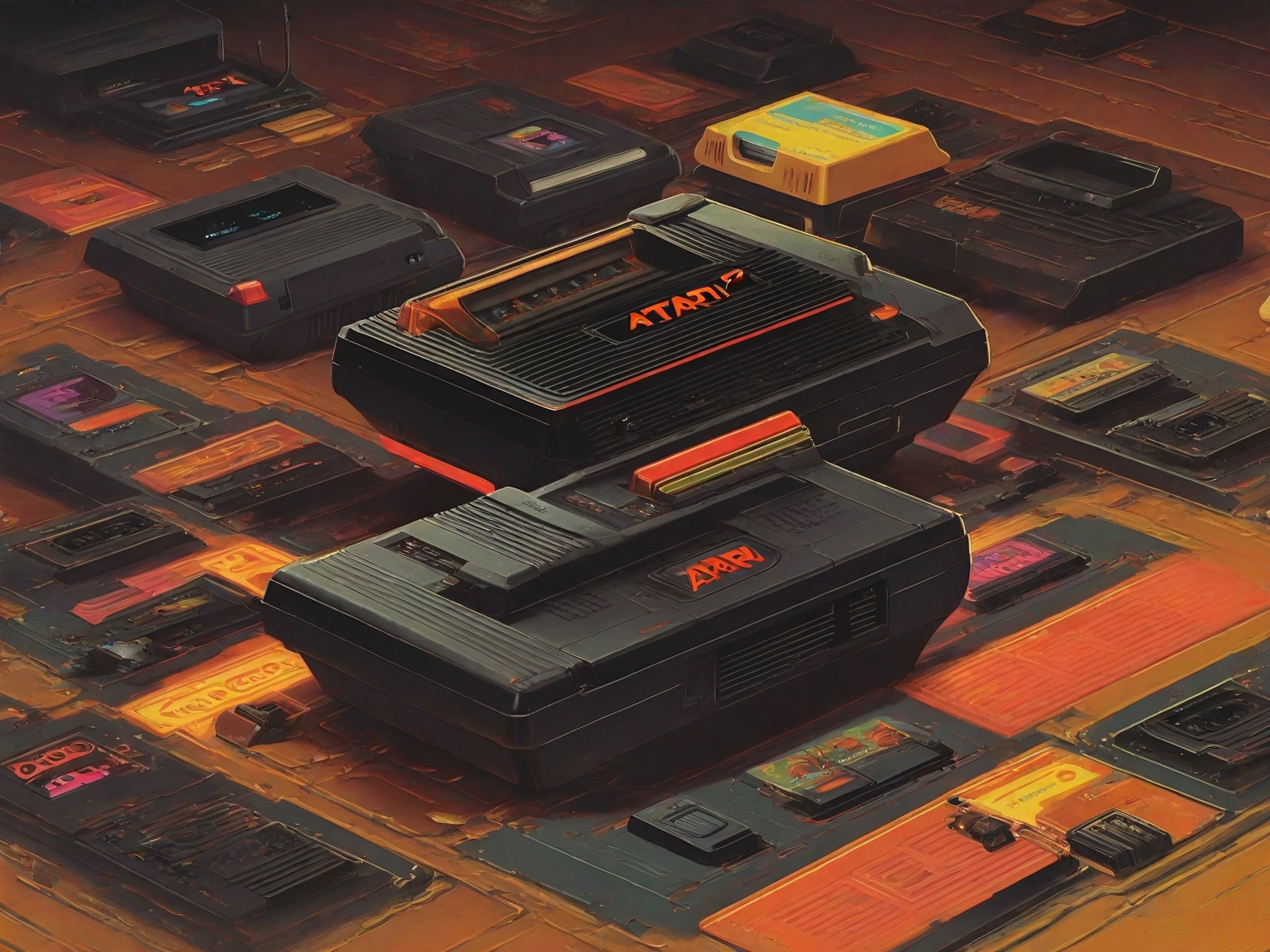 The Atari 2600, released in 1977, brought a revolutionary change to video gaming with its introduction of cartridge technology. Prior to this, games were hardwired into the console itself, limiting the types of games and making it impossible to easily switch between them. Cartridges allowed for detachable game modules. This simple yet groundbreaking innovation changed everything. Players could now swap cartridges to play a variety of games, just like changing the channel on a television. The Atari 2600's cartridge system paved the way for the vast libraries of games we enjoy today, making video gaming more accessible, versatile, and exciting.