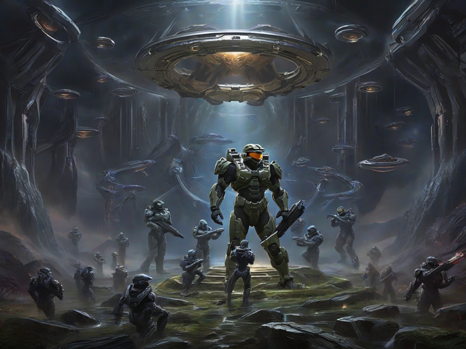 The epic scores that accompany the battles and covenant encounters in Halo weren't always futuristic synthesised soundtracks. Believe it or not, the iconic Halo music took inspiration from the hauntingly beautiful melodies of Gregorian chants. Composed by Martin O'Donnell, the music uses elements of these ancient chants to evoke a sense of mystery, grandeur, and spirituality, perfectly complementing the game's themes of ancient alien civilizations and the struggle for humanity's survival. The result is a unique soundscape that mixes traditional choral elements with modern electronic music, creating a truly unforgettable auditory experience. This unexpected influence adds a layer of depth and complexity to the Halo universe, making the soundtrack all the more powerful and memorable.