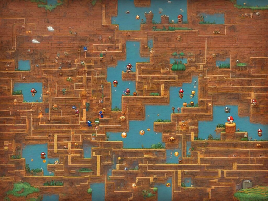 Super Mario Bros. is filled with iconic details, including the colorful, labyrinthine worlds. But did you know the seemingly random pattern used for the brick backgrounds on the overworld map holds a secret? Zoom in closely on the world map, and you'll see it—a hidden Pac-Man maze cleverly disguised within the bricks. This Easter egg reveals the developers' playful spirit and their homage to another beloved arcade classic. The Pac-Man maze perfectly demonstrates the game's attention to detail, even in seemingly mundane elements. This small detail has become a fascinating piece of Super Mario Bros. lore, showcasing the creativity and hidden surprises found within this classic game.