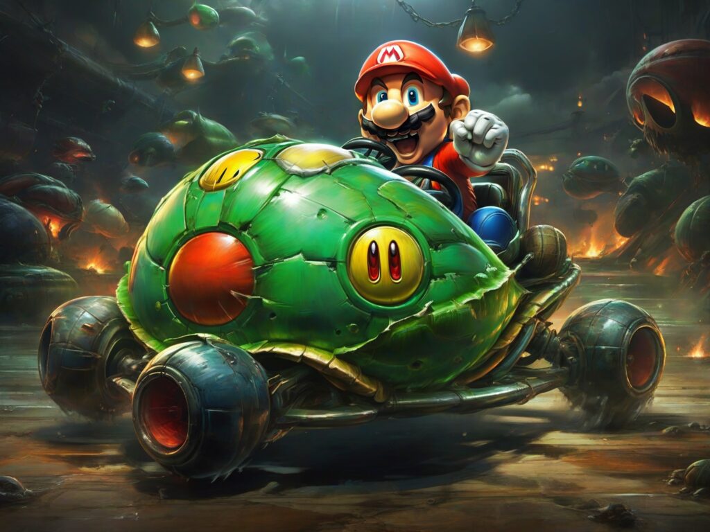 The beloved green shell from Mario Kart, a fan-favorite for taking out opponents, has a surprisingly unexpected origin. It was inspired by the Pac-Man stink bomb! This quirky weapon, featured in the classic arcade game, had the ability to create a cloud of unpleasant stench that briefly incapacitated pursuing ghosts. The designers at Nintendo were clearly impressed by this power-up concept, deciding to adapt it for the racing mayhem of Mario Kart. The green shell was born, replicating the stink bomb's disruptive and comedic effect, becoming a signature element of Mario Kart's chaotic charm.