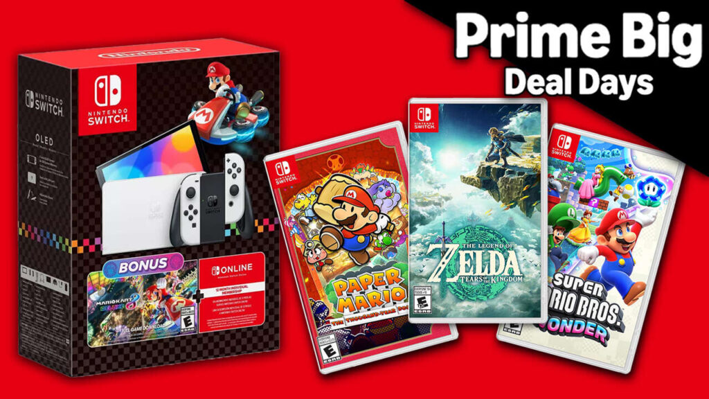 GenjiTalkGames - "Get ready for Amazon's Prime Big Deal Days. Score deals on Nintendo Switch bundles, games, and accessories, plus Lego sets, retro apparel, manga, and more. Deals start October 8-9, but some are available now." #NintendoSwitchDeals #PrimeBigDealDays #GamingDeals