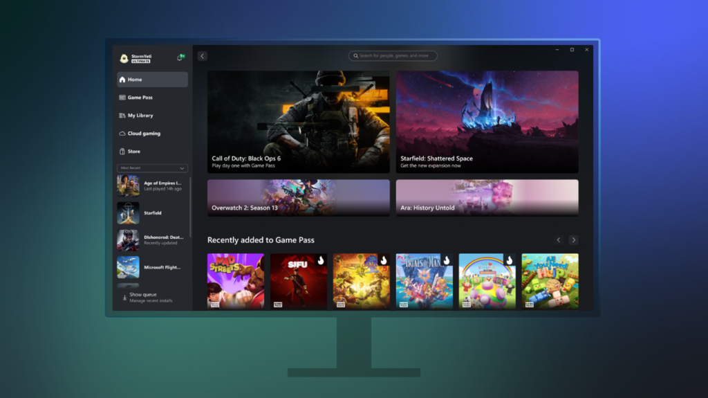 GenjiTalkGames - Xbox app on Windows gets a new home UI with featured content, deals, and a "jump back in" section to quickly resume recent games! Stay up to date on your gaming experience. #XboxGaming #GamingOnPC #WindowsGaming