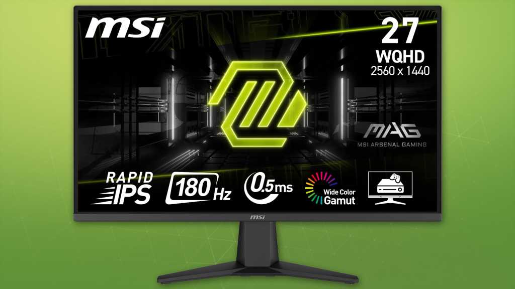 GenjiTalkGames - 27-inch MSI gaming monitor with 1440p, 180Hz, and IPS panel now $160 on Amazon, a $30 discount. Fast refresh rate & good color accuracy make it perfect for gaming and graphic work. Limited time offer. Get it before it's gone. #GamingMonitorDeals #BudgetGamingMonitor #IPSPanel