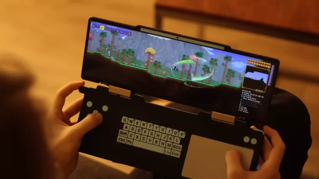 GenjiTalkGames - Broken laptop becomes insane ultrawide handheld gaming PC! One YouTuber's 3-month project is surprisingly playable. #HandheldGaming #DIYPC #RetroGaming