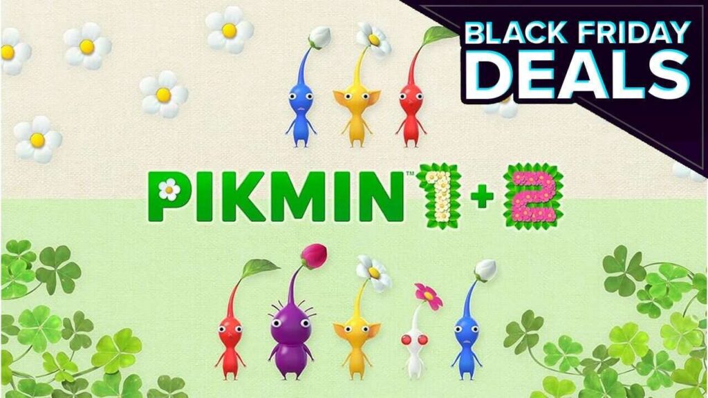 GenjiTalkGames - Pikmin 1+2 is only $30 (was $50!) this Black Friday! Pikmin 4 is also on sale for $40. Plus, deals on Switch consoles & other Nintendo games! #BlackFridayDeals #NintendoSwitch #