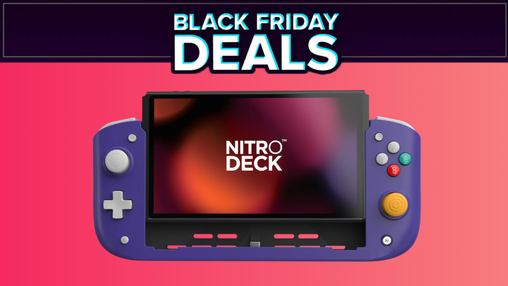 GenjiTalkGames - Black Friday deal! Get the Nitro Deck Switch controller + case for just $50 (was $80)! Retro colors & Nitro Deck+ also on sale. #NintendoSwitch #BlackFridayDeals #GamingDeals