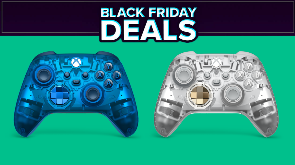 GenjiTalkGames - Snag Xbox Sky & Ghost Cipher controllers for $45 each at Amazon & Walmart! Transparent blue & clear designs, massive Black Friday savings. #XboxDeals #BlackFriday2024 #XboxController