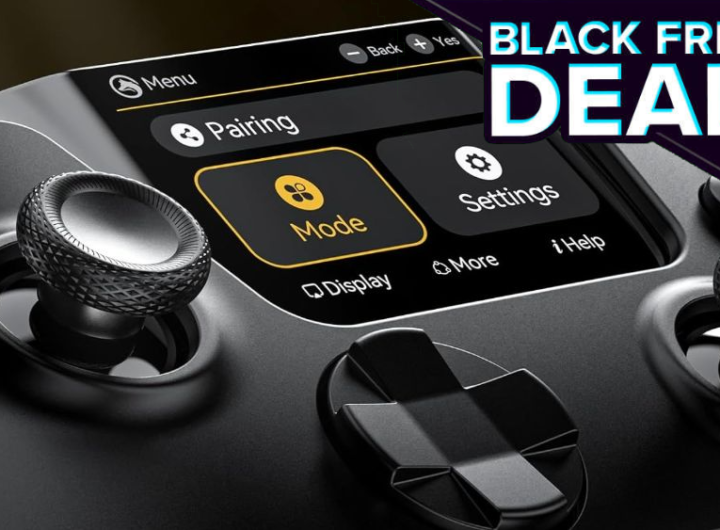 GenjiTalkGames - ManbaOne Wireless Controller hits its lowest price EVER for Black Friday! Built-in screen, remappable buttons, & tons of features for under $60. Grab it now! #BlackFridayDeals #GamingDeals #ManbaOne