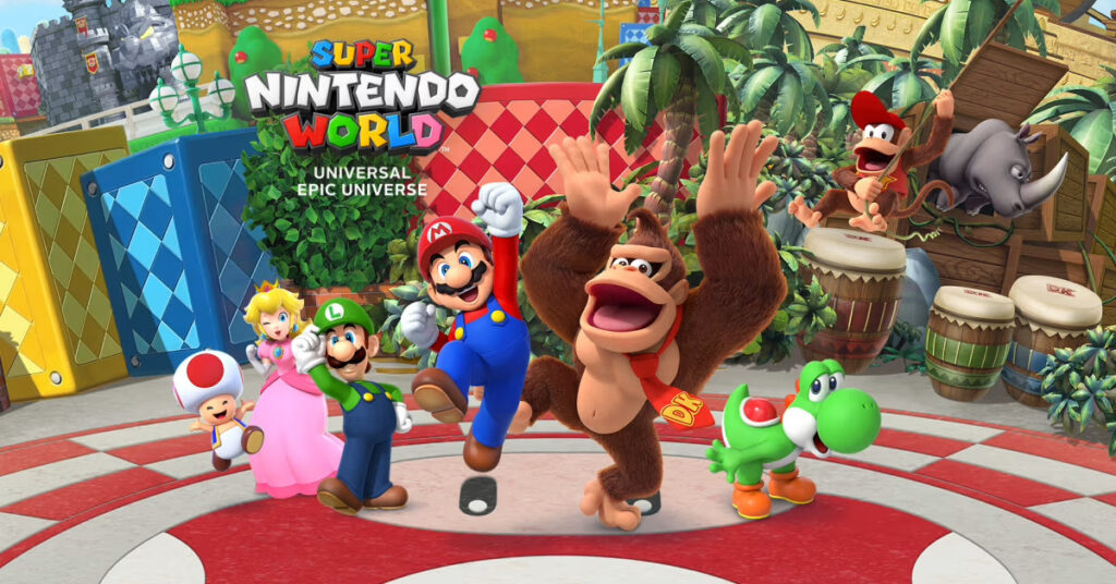 GenjiTalkGames - Nintendo is showing off the Donkey Kong area of Super Nintendo World in a 10-minute showcase on Monday! The theme park expansion will feature a mine-cart rollercoaster and Donkey Kong-themed merchandise. #SuperNintendoWorld #DonkeyKong #NintendoDirect