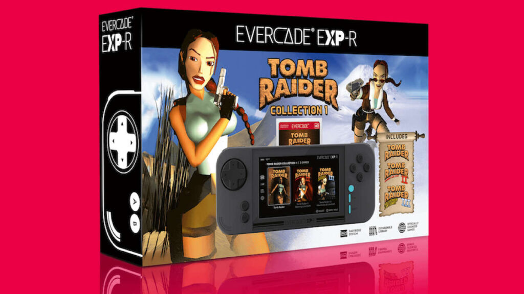 GenjiTalkGames - Evercade EXP-R & VS-R handhelds/consoles are back in stock at Amazon! Get yours now with Tomb Raider Collection included. Plus, check out the new Alpha Bartop Arcade! #Evercade #RetroGaming #HandheldGaming