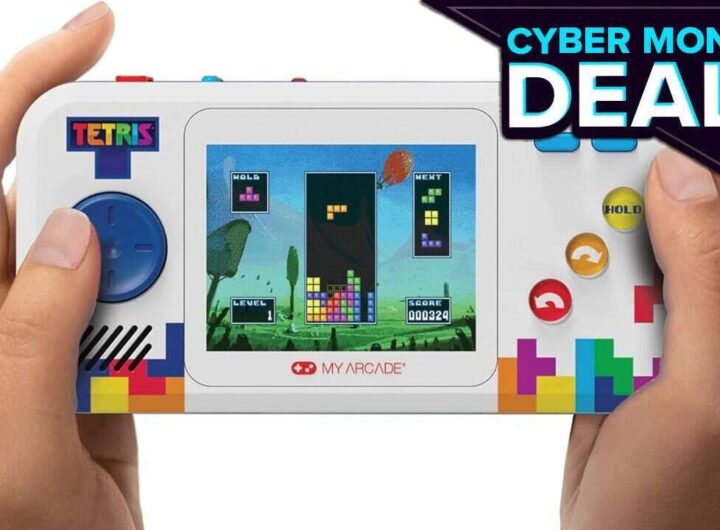 GenjiTalkGames - Grab the My Arcade Tetris Pocket Player Pro for just $29.73! Play classic Tetris on the go. Other retro handhelds on sale too! #RetroGaming #Tetris #MyArcade