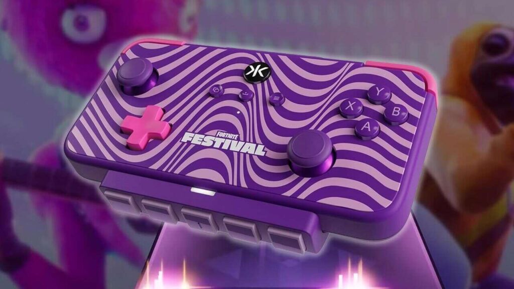 GenjiTalkGames - New Fortnite Festival controller! CRKD's Neo S gets a 5-fret guitar attachment for Switch, PC, & mobile. Preorder now for $60! #NintendoSwitch #Fortnite #CRKD