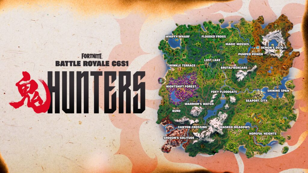 GenjiTalkGames - Fortnite Chapter 6 starts tomorrow! New Japanese-themed map with Demon's Dojo, Nightshift Forest, Godzilla, & a giant turtle! Get ready to hunt! #FortniteChapter6 #FortniteHunters #FortniteGodzilla