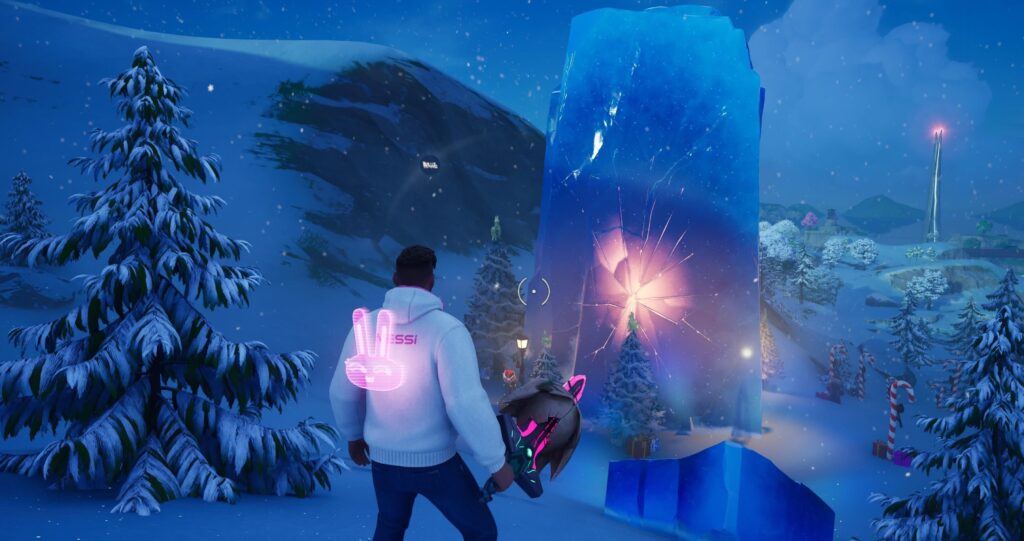 GenjiTalkGames - Fortnite's holiday island hides a giant ice block, rumored to reveal Mariah Carey! This is peak Fortnite weirdness. #Fortnite #MariahCarey #HolidayEvent