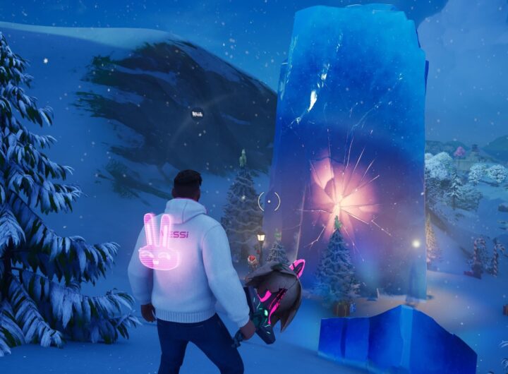 GenjiTalkGames - Fortnite's holiday island hides a giant ice block, rumored to reveal Mariah Carey! This is peak Fortnite weirdness. #Fortnite #MariahCarey #HolidayEvent