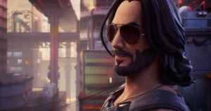 GenjiTalkGames - Keanu Reeves' Johnny Silverhand & Cyberpunk 2077's V are coming to Fortnite tonight! Grab them in the shop alongside other Winterfest goodies. This is Keanu's second Fortnite character! #Fortnite #Cyberpunk2077