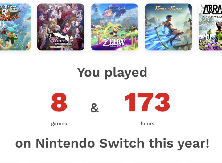 GenjiTalkGames - Nintendo's Year in Review is here! See your gaming stats, total hours played & top games. I clocked 173 hours on just 8 games! #NintendoYearInReview #GamingStats #NintendoSwitch