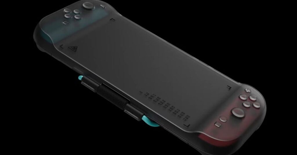 GenjiTalkGames - Leaked case reveals Nintendo Switch 2 details: larger size, new button, magnetic Joy-Cons! Pre-April 2025 release likely. #NintendoSwitch2 #Switch2Leak #NextGenGaming