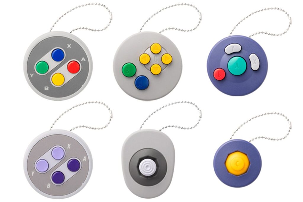 GenjiTalkGames - Nintendo's expanding its retro keychain gachapon line! Now includes SNES, N64 & GameCube buttons & joysticks. Find them in Japan's Nintendo stores & Narita airport! #Nintendo #Gachapon #RetroGaming