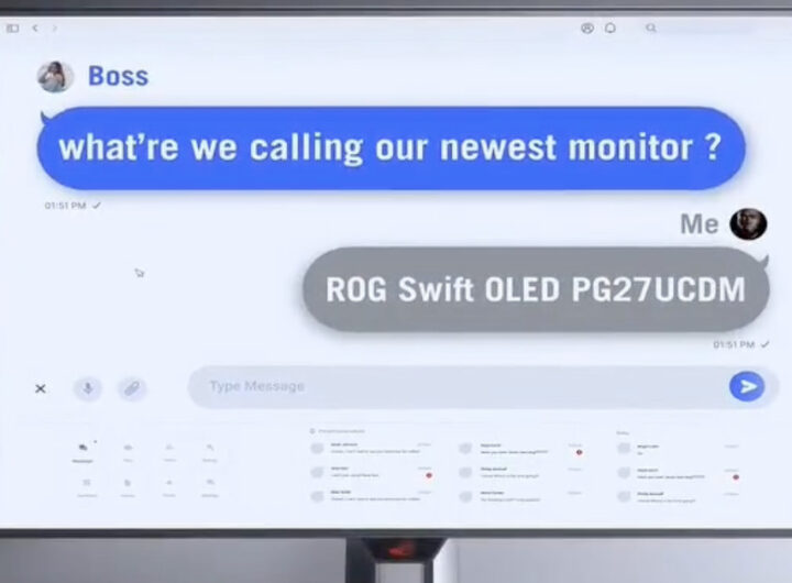 GenjiTalkGames - Asus hints at a 27-inch 4K OLED gaming monitor, the ROG Swift OLED PG27UCDM! Could be a smaller sibling to its 32-inch model. Expect a CES 2025 reveal? #OLEDGaming #