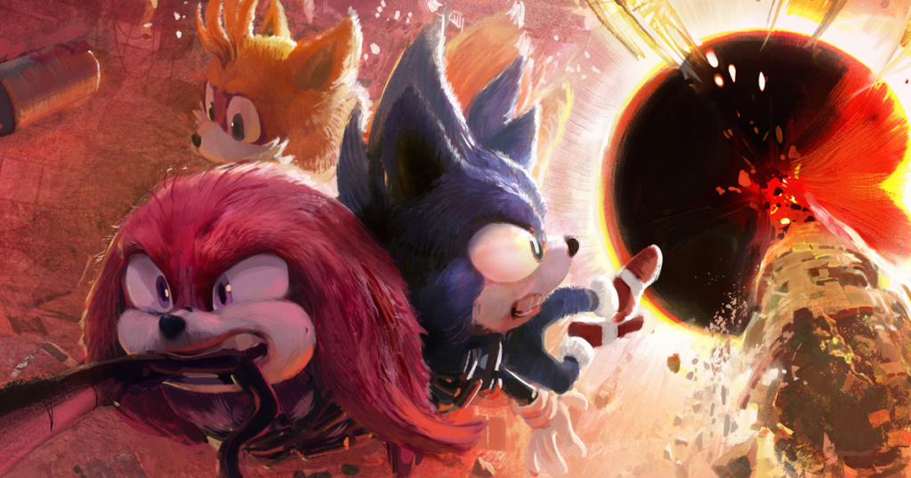 GenjiTalkGames - Leaked Sonic 3 concept art reveals cut scenes with Amy Rose & Metal Sonic! Motorbike chase, Super Sonic battle, & more. Digital release tomorrow! #SonicMovie3 #SonicTheHedgehog #AmyRose