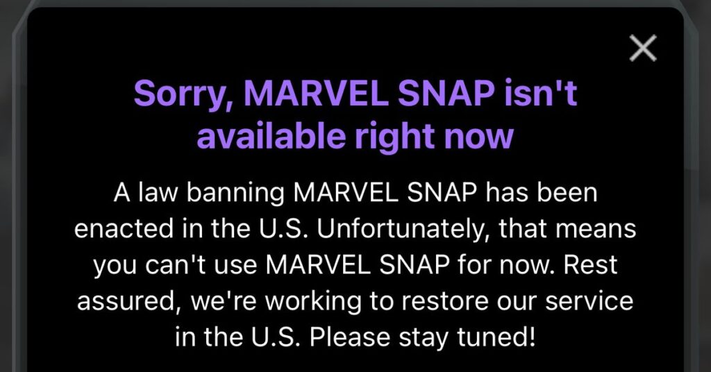 GenjiTalkGames - Marvel Snap vanishes from Apple & Google app stores due to its ByteDance connection & US divest-or-ban law. Still available on Steam. #MarvelSnap #ByteDance #TikTokBan