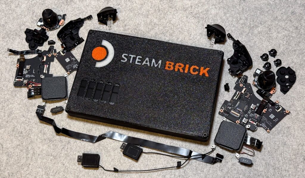 GenjiTalkGames - Steam Deck mod creates a "Steam Brick"—barebones PC for TV/AR gaming! Goodbye screen & controls, hello portability. #SteamDeck #SteamBrick #PCGaming