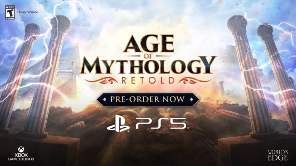 GenjiTalkGames - Age of Mythology: Retold & Age of Empires II: DE hit PS5 this year! Retold launches March 4 with cross-play, plus AoEII DE in Spring 2025 & AoEIV DLC incoming. #AgeofEmpires #PS